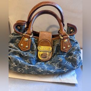 Louis Vuitton Vintage Pleaty bag in Denim